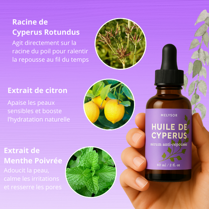 Sérum Anti-Repousse - Huile de Cyperus